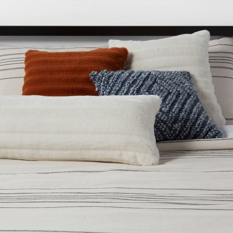 Christmas 14.0" Cardinal On Branch Pillow Berries Red Bird Home Decor  -  Decorative Pillow