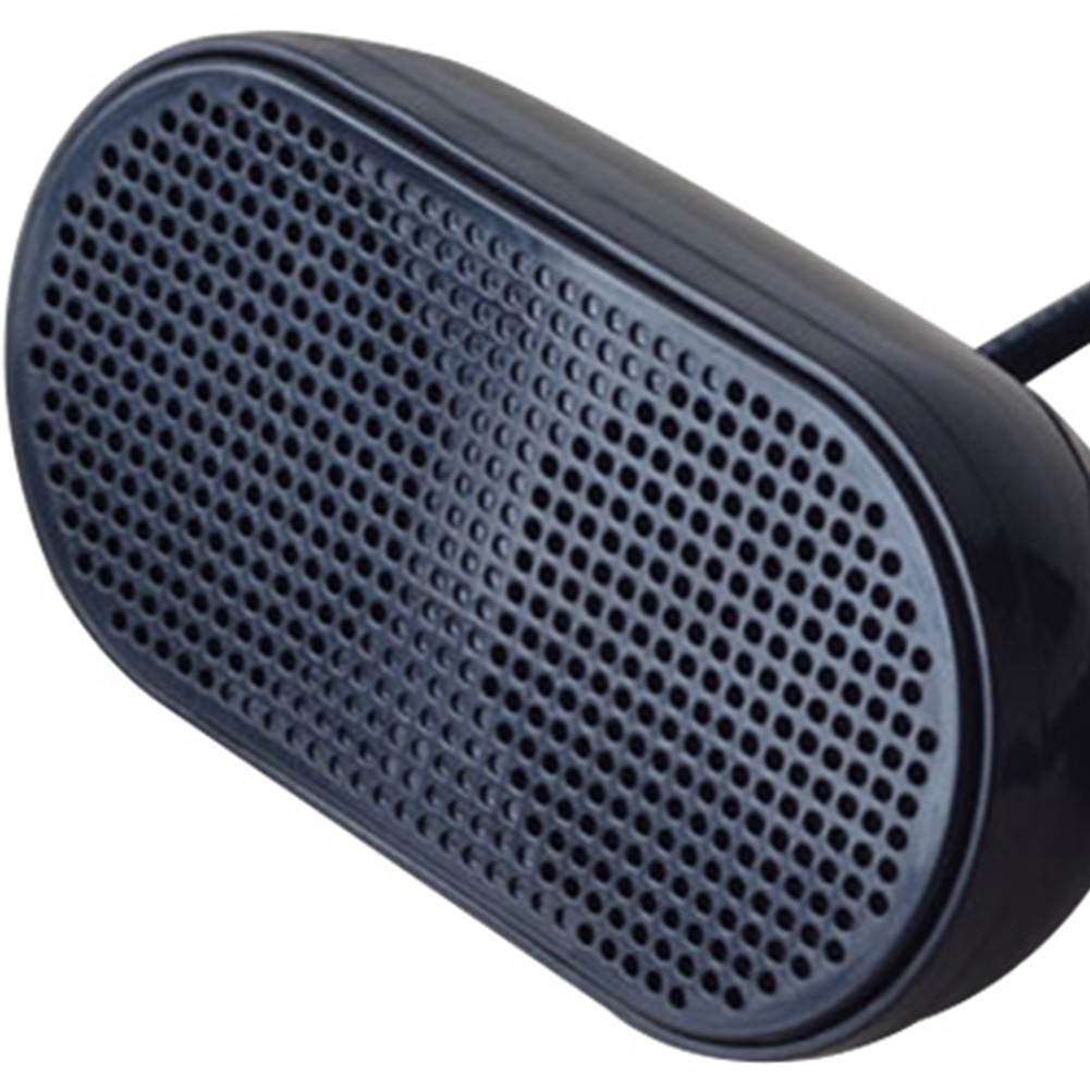 Portable USB Music Player Black Stereo Mini Speaker Unique For Notebook Laptop