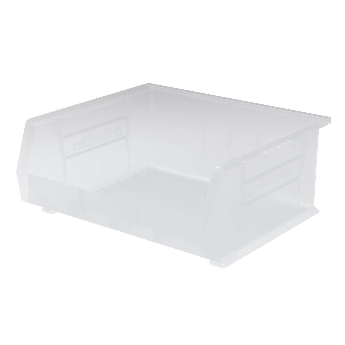 Akro-Mils 30250SCLAR Semi-Clear Stack & Hang Bin 7Hx16-1/2Wx14-3/4D