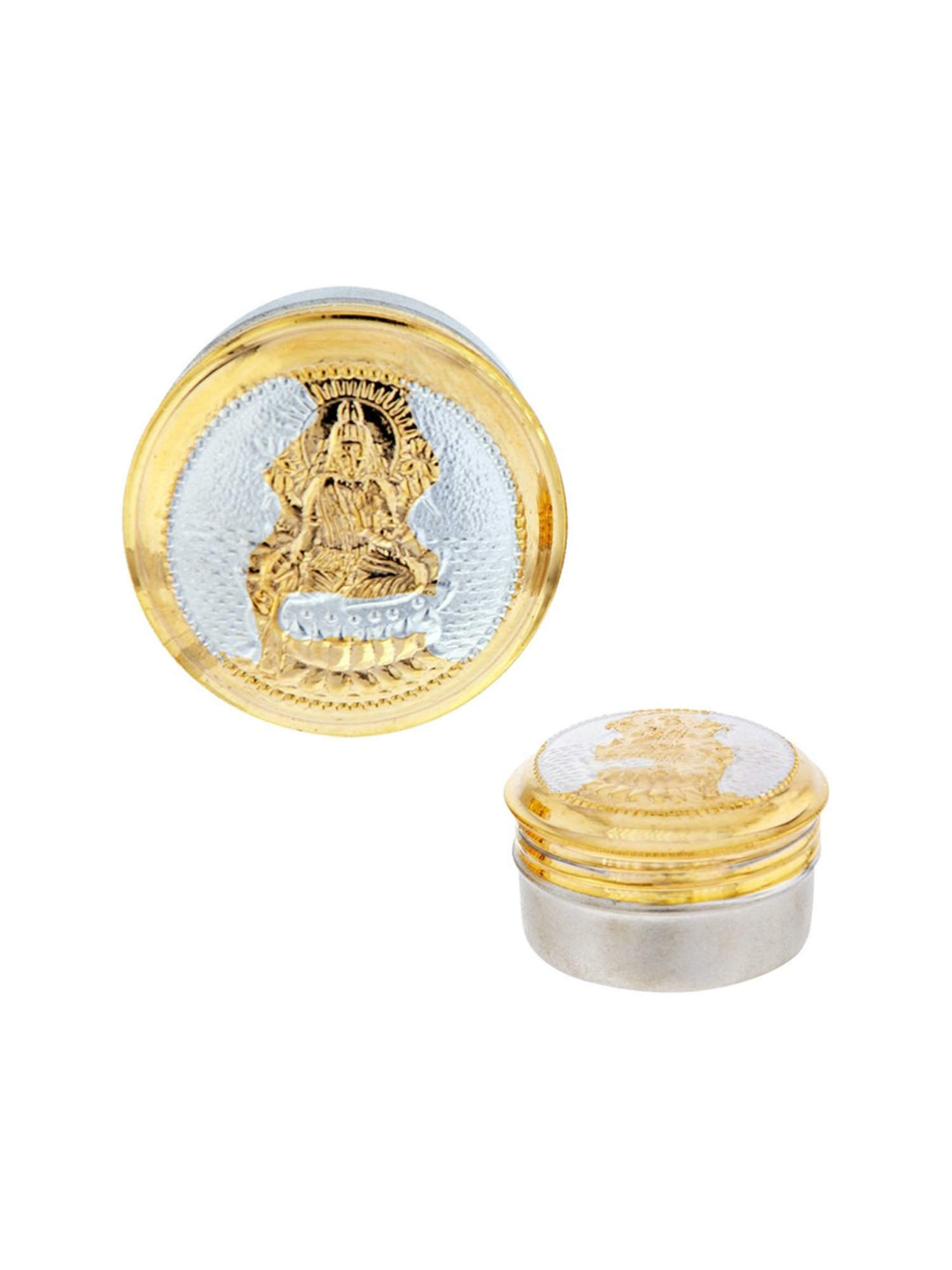 Sri Jagdamba Pearls Laxmi 0.8 Silver Sindoor Box