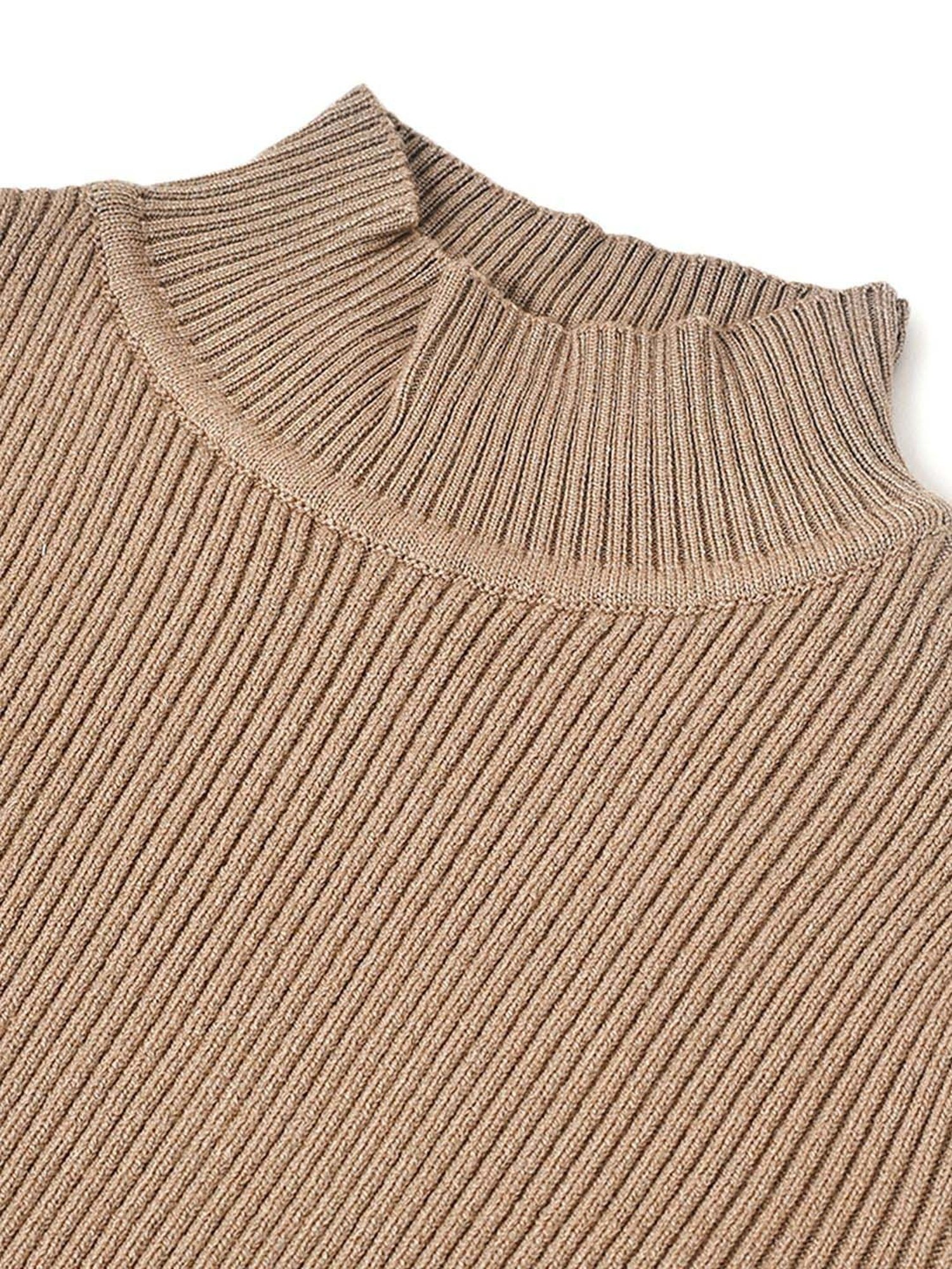 MiArcus Kids Brown Regular Fit Full Sleeves Sweatshirt