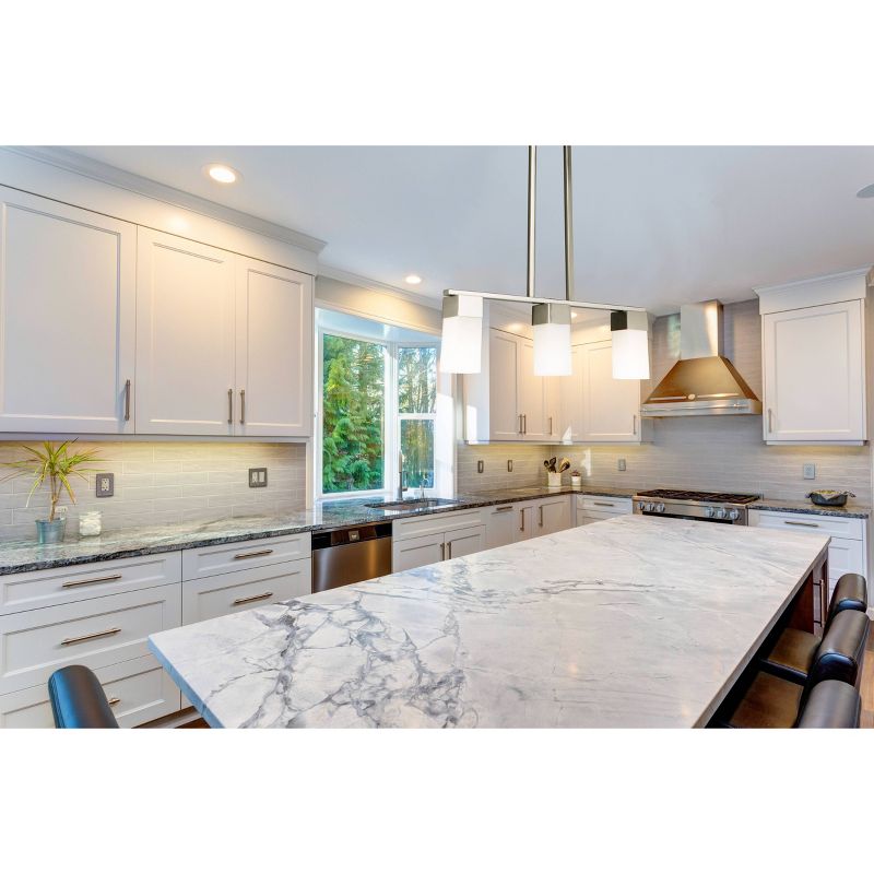 Ciara Springs 3 Light Pendant Silver/White - EGLO