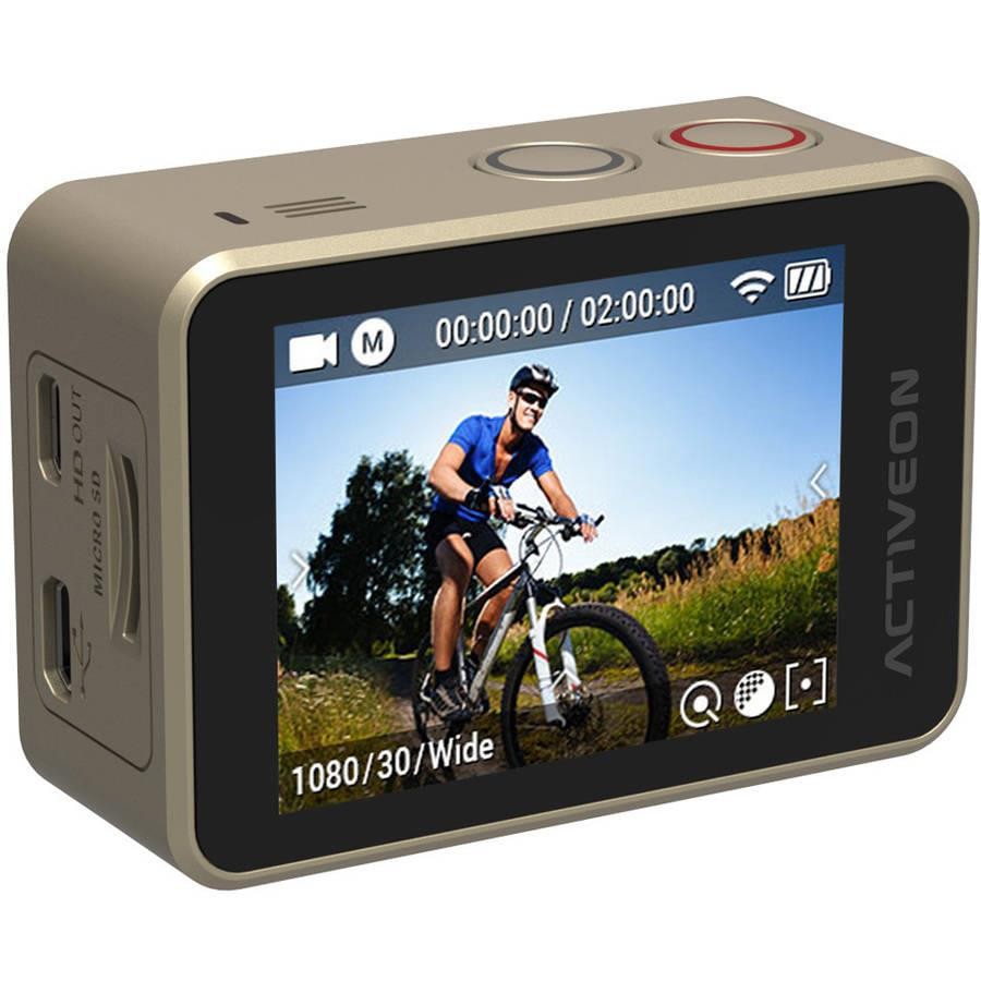 ACTIVEON CGB10W 14 Waterproof CX Plus Digital Camera, 2" LCD, Gold