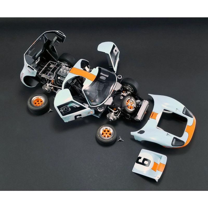 1969 Ford GT40 MKI #6 "Gulf" 1969 Le Mans Champion Ltd Ed to 296 pcs 1/12 Diecast Model Car by GMP for ACME