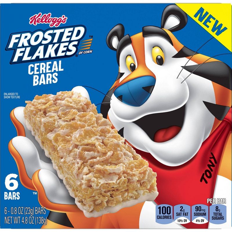 Frosted Flakes Cereal Bar -4.86oz/6ct