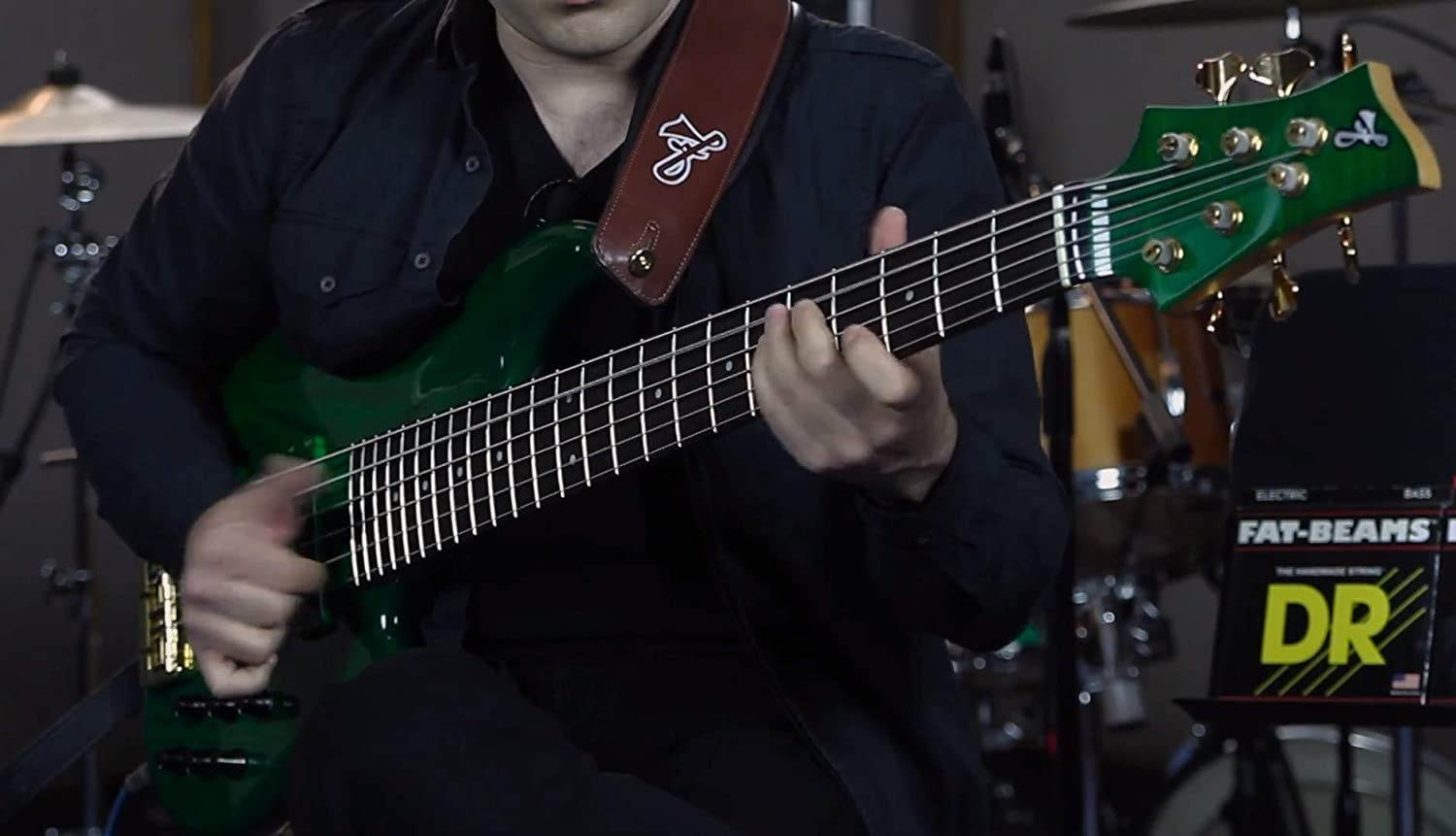 DR Strings Fat-Beams Stainless Steel Medium 6-String Bass Strings (30-125)