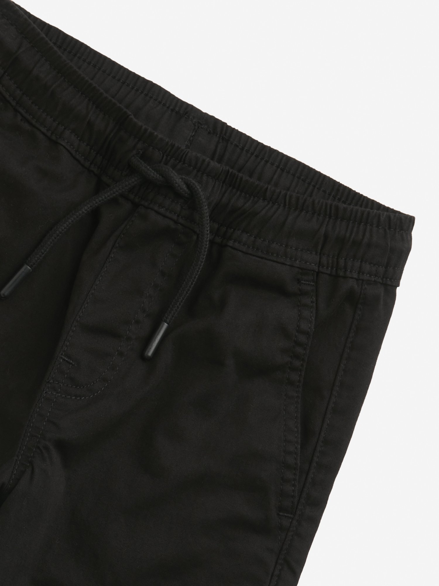 Y&F Boys by Westside Black Cargo-Style Mid-Rise Joggers
