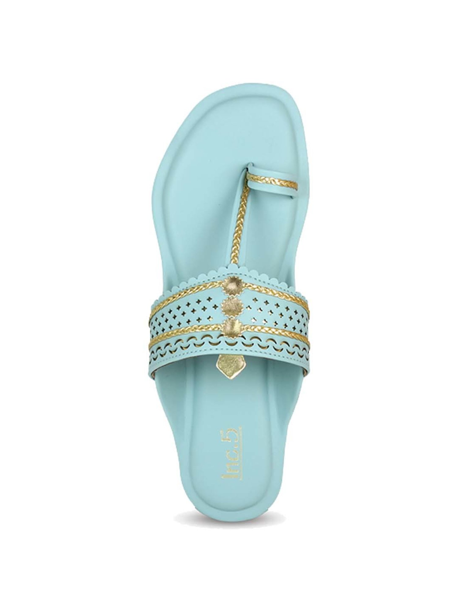 Inc.5 Women's Sky Blue Toe Ring Sandals