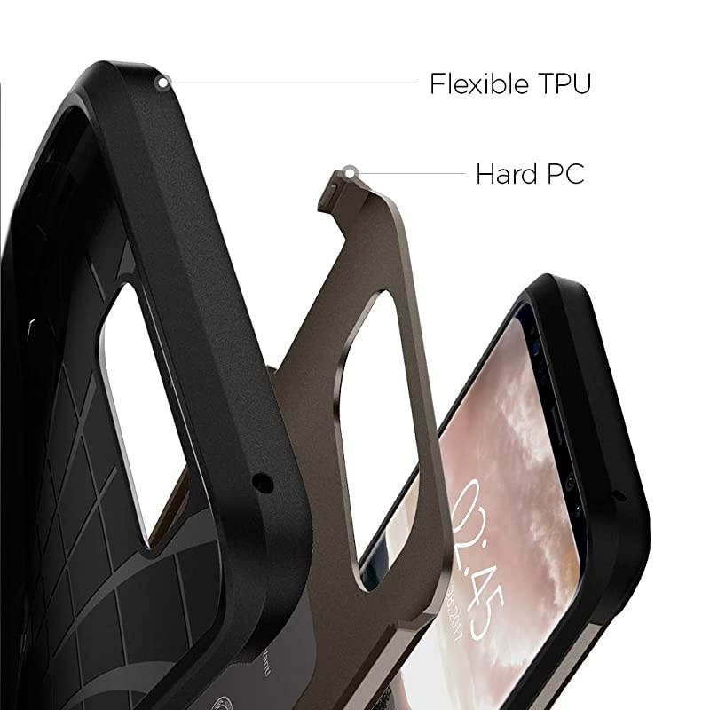 Tough Armor Designed for Samsung Galaxy S8 Case 2017 Gunmetal