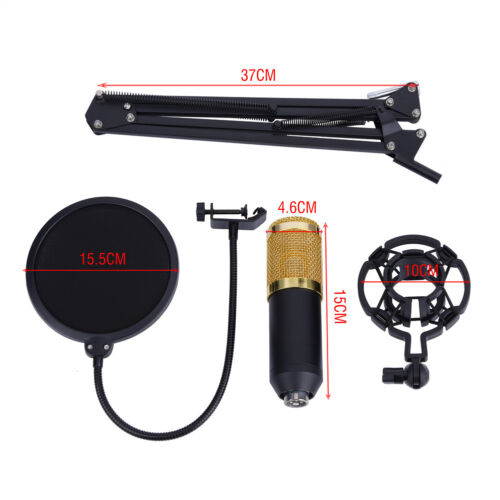 BM-800 Professional Broadcasting Studio Recording Condenser Microphone Mic Kit