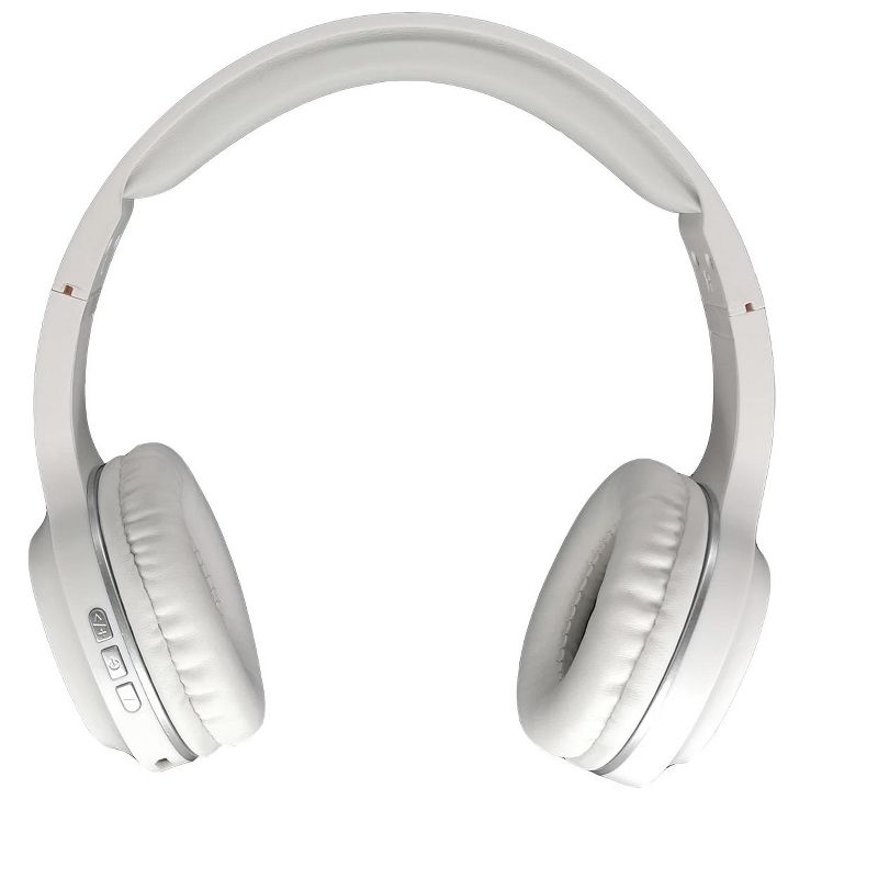 Morpheus 360 HP4500W Wireless Stereo Bluetooth Headphones, White with Silver Accents