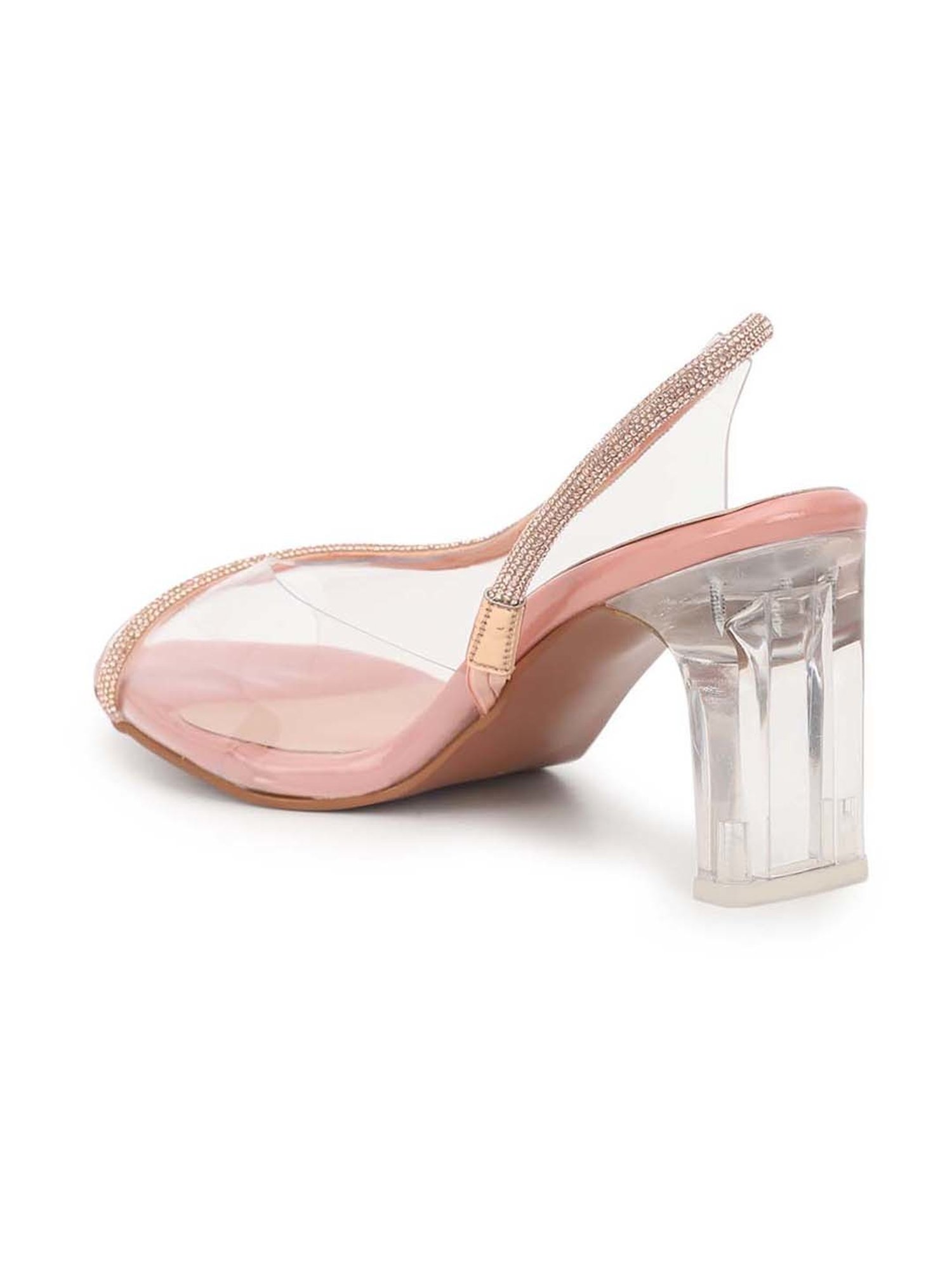 Truffle Collection Women's Nude Sling Back Sandals