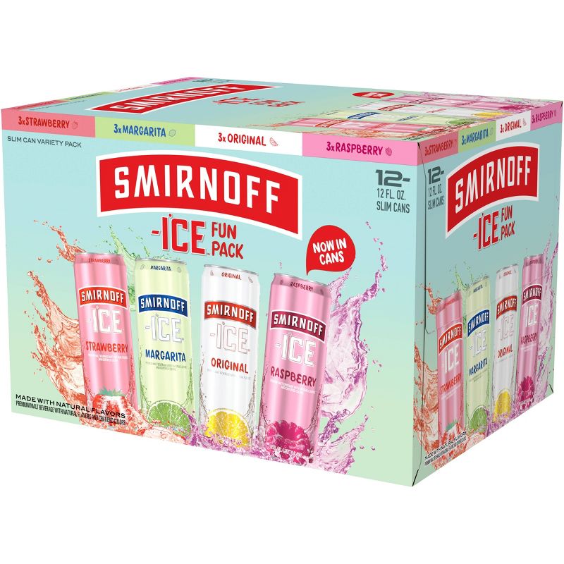 Smirnoff Ice Fun Pack - 12pk/12 fl oz Slim Cans