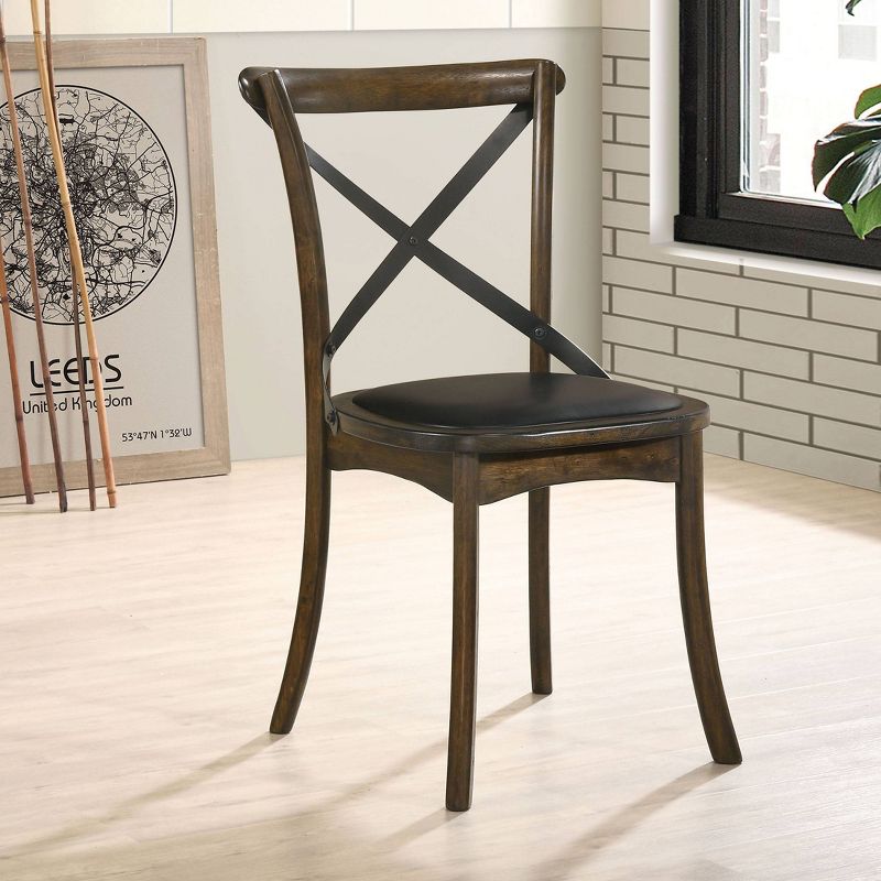 5pc Somers Dining Set Oak - HOMES: Inside + Out