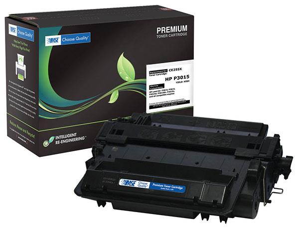 MSE Compatible Black High Yield Toner Cartridge (Alternative for HP 55X/CE255X)