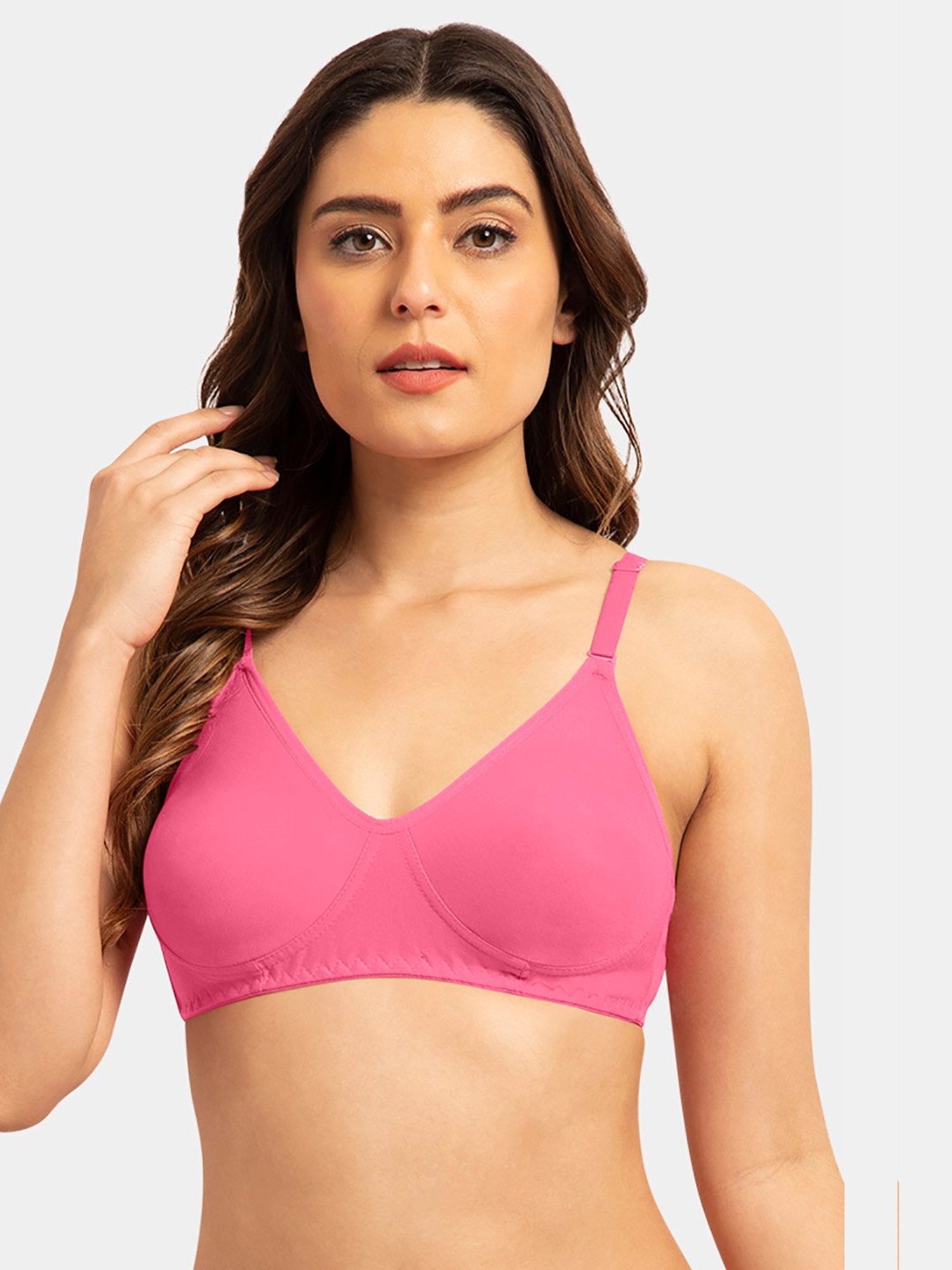 Tweens Baby Pink Non Wired Non Padded T-Shirt Bra