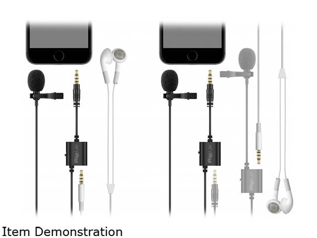IK Multimedia iRig Mic Lav compact lavalier microphone for smartphones and tablets