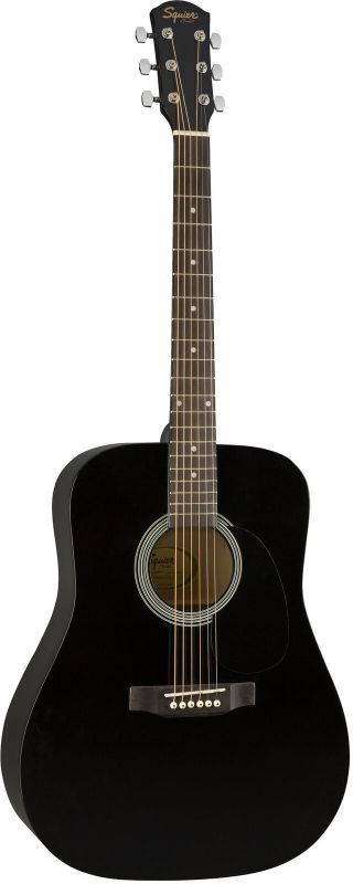 Fender Squier Dreadnought Acoustic Guitar - Black