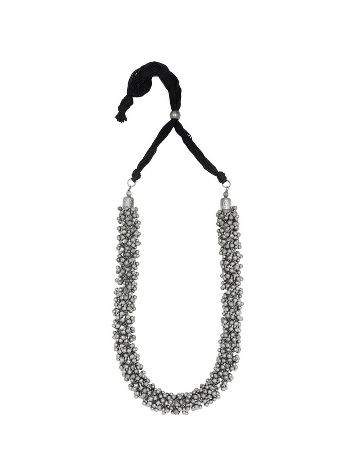 Teejh Pitara Collection Manvita Ghungroo Oxidized Jewellery Set