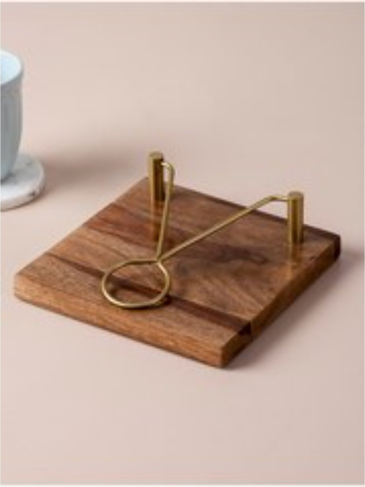 Karo Tapi Printed Multicolor Wood Tissue Box