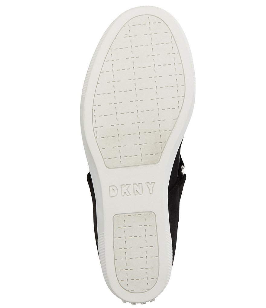 Donald Pliner Pelham Neoprene Mixed Leather Slip-On Wedge Sneakers