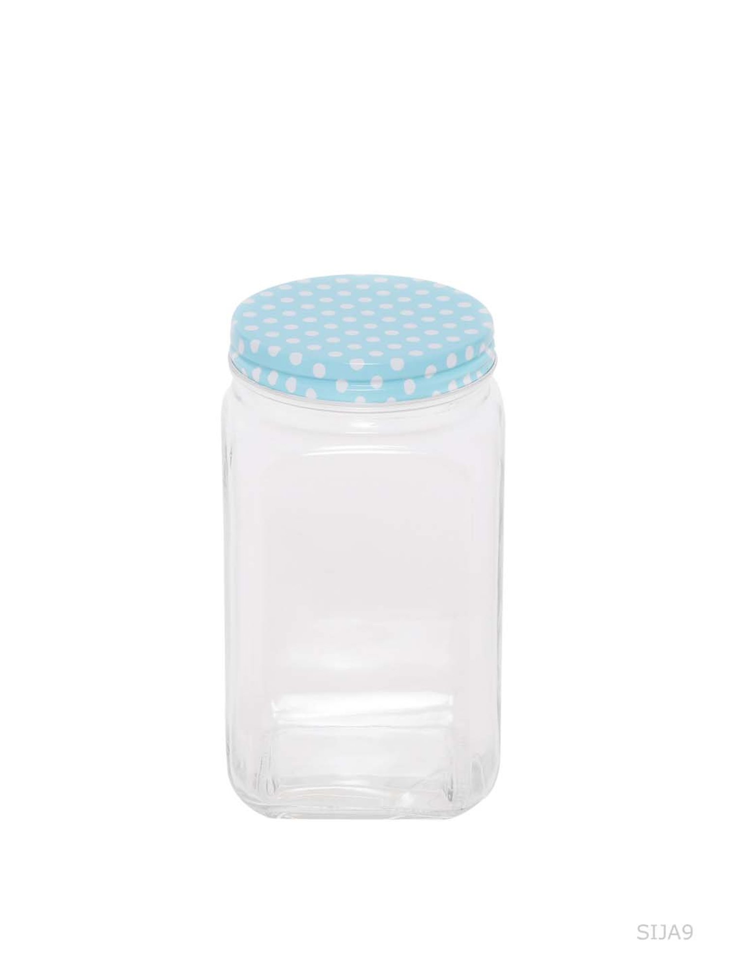 Goodhomes Transparent Glass Storage Jars (1000 ml) - Set of 4