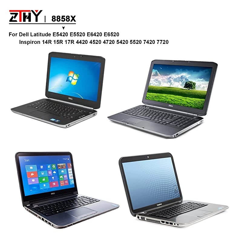 48Wh 8858X Laptop Battery Replacement for Dell Inspiron 14R 5420 15R 5520 7520 17R 5720 7720 4420 4520 4720 7420 Latitude E5420 E5520 E5530 E6420 E6430 E6520 Vostro 3460 3560 911MD 111V 6Cell