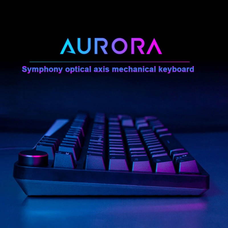 Durgod Taurus K320 TKL Mechanical Gaming Keyboard - 87 Keys - Double Shot PBT - NKRO - USB Type C (Cherry Blue, White)