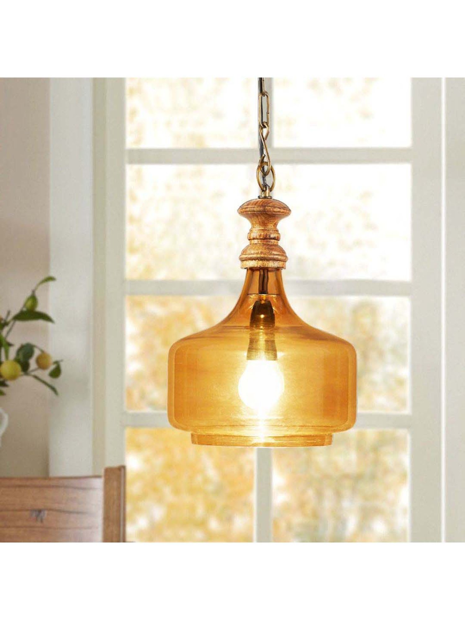 Kapoor E Illuminations Dawnelle Transparent Pendant Light - Set of 1