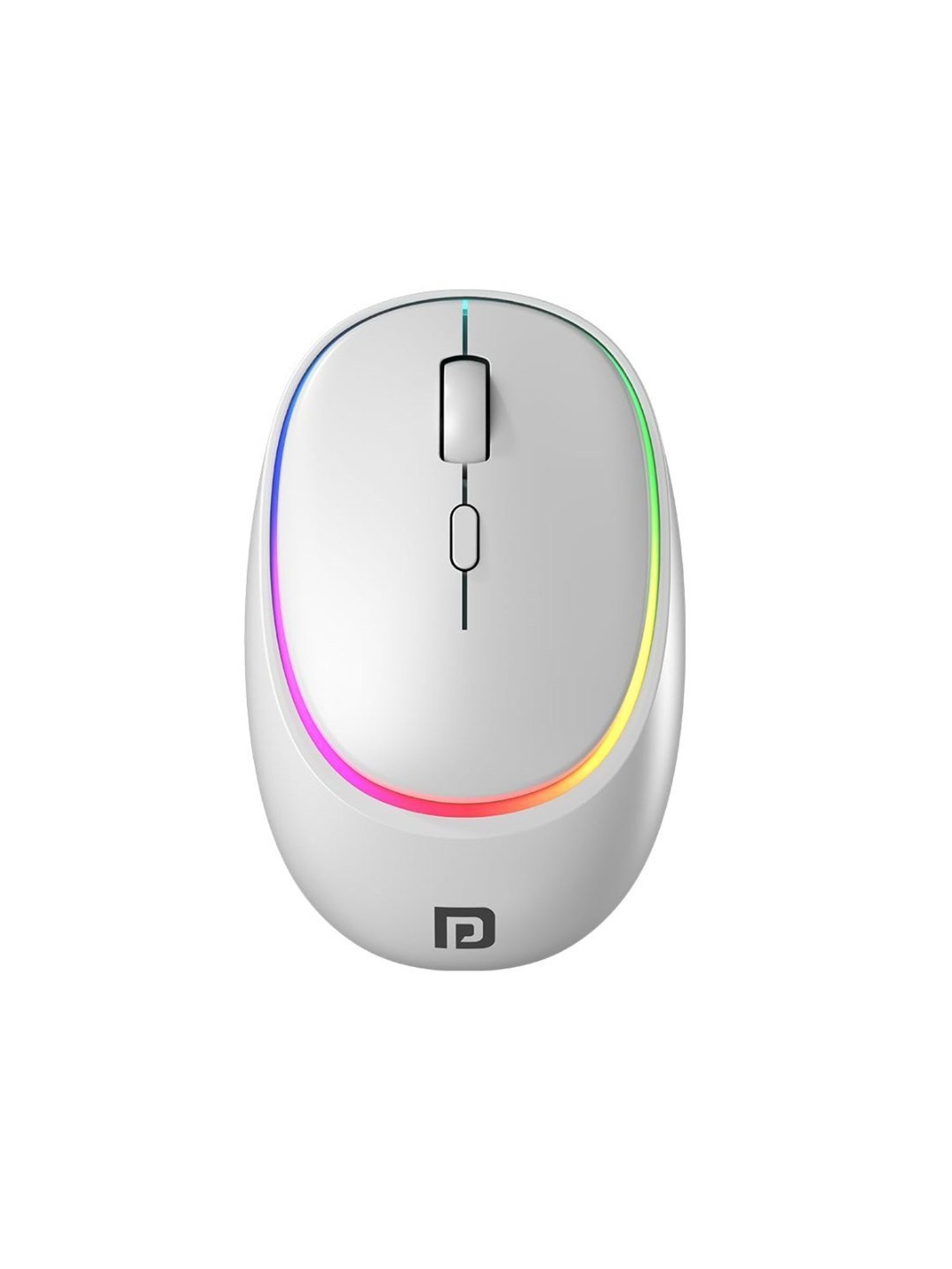 Portronics Toad IV Wireless Bluetooth Mouse with 2.4 GHz Dual Connectivity (White)