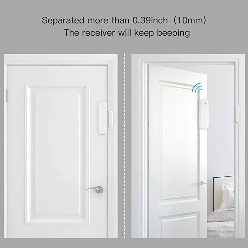 D017 Add-On Door Contact Sensor Unit (No Receiver) - White