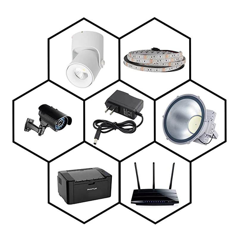 AC 100240V to DC 5V 1A Power Supply Adaptor Max 5W Universal Wall Plug Power Adapter 55 x 25mm DC JackDC 5V 1A 5W