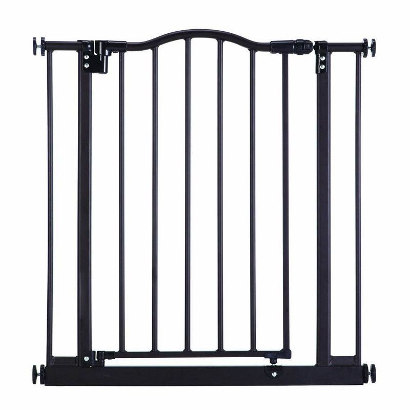 North States 4916 Portico Arch Metal Baby Safety Child Pet Gate, Bronze (2pack)