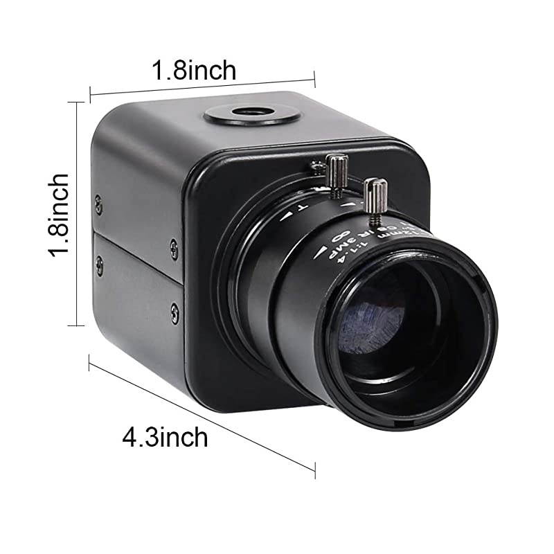 1080P HD SDI WDR Camera CCTV Mini Camera Indoor Security Camera,Digital Surveillance Camera with 2.8-12mm Manual Varifocal Lens