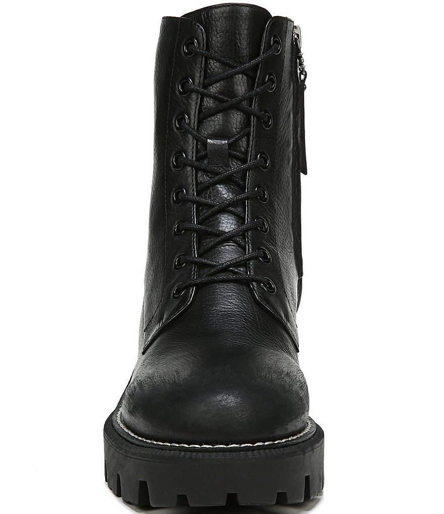 Sam Edelman Garret Leather Lug Sole Combat Booties