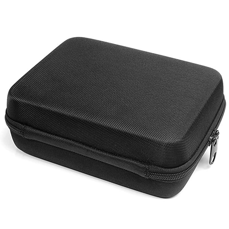 Protective Case for Holy Stone HS160 Shadow FPV RC Drone kit, Smart strong divider protecting HS160 and Remote controler, zipper mesh pocket for cable, back up batteries and charger, black +blue