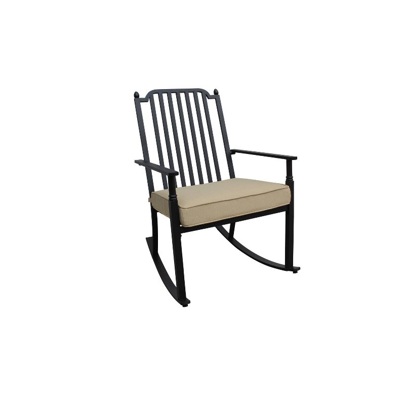 Rocking Chair with Neutral Cushion - Apollo Outdoor
