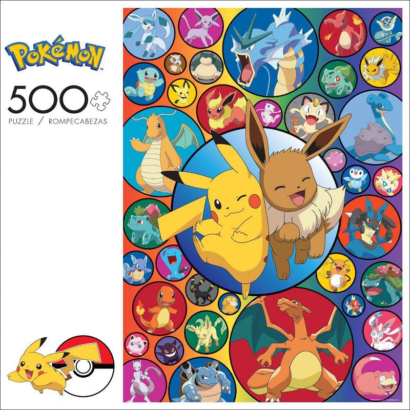 Buffalo Games Entertainment: Pokemon Pikachu & Eevee Jigsaw Puzzle - 500pc