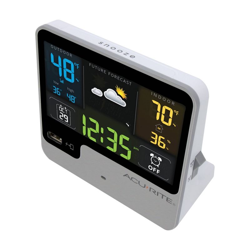 AcuRite Alarm Clock with Weather Forecast