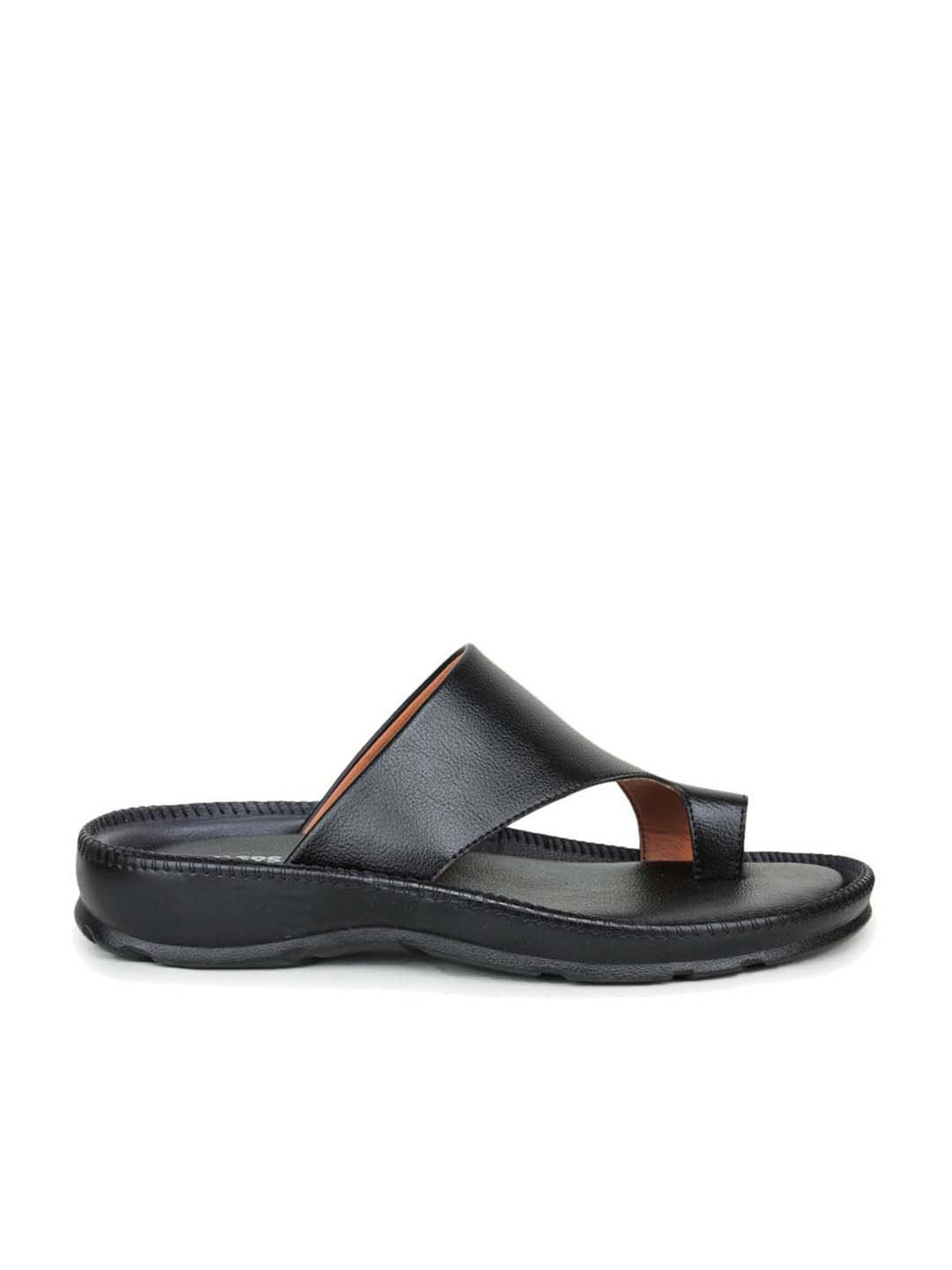 Coolers by Liberty Men's Black Toe Ring Sandals