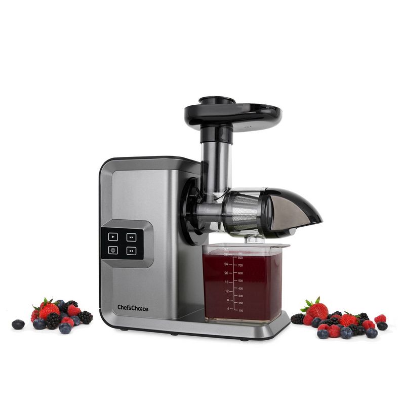 Chef's Choice Horizontal Masticating Juicer - Gray