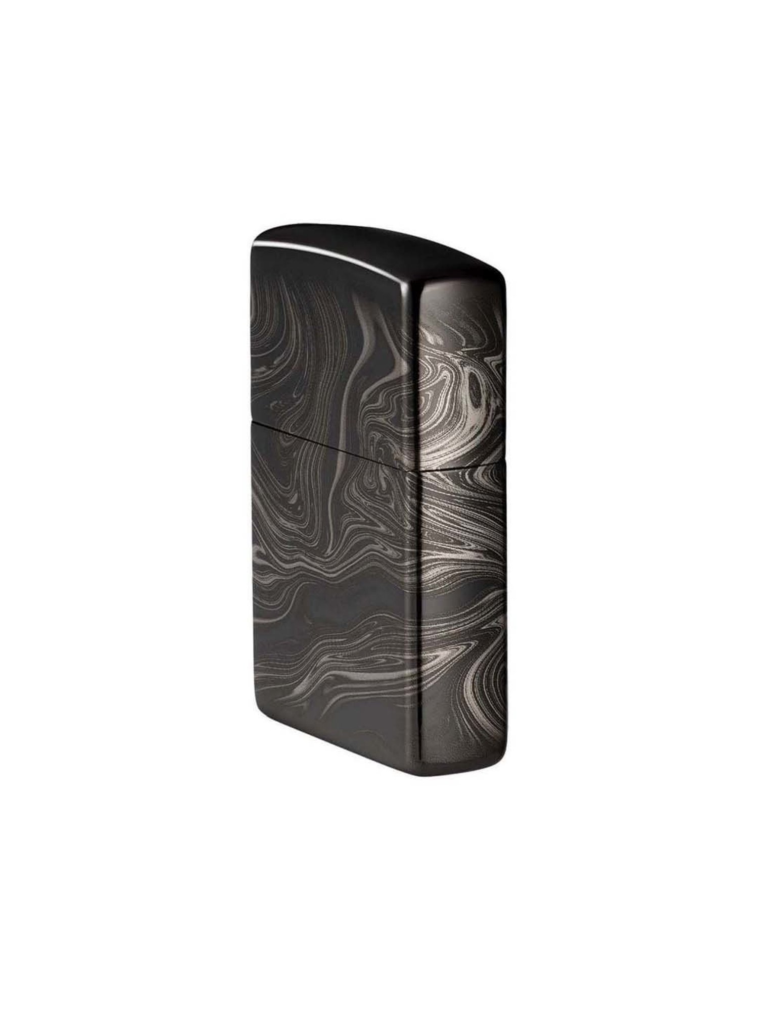 Zippo Black Brass Marble Design Windproof Pocket Lighter