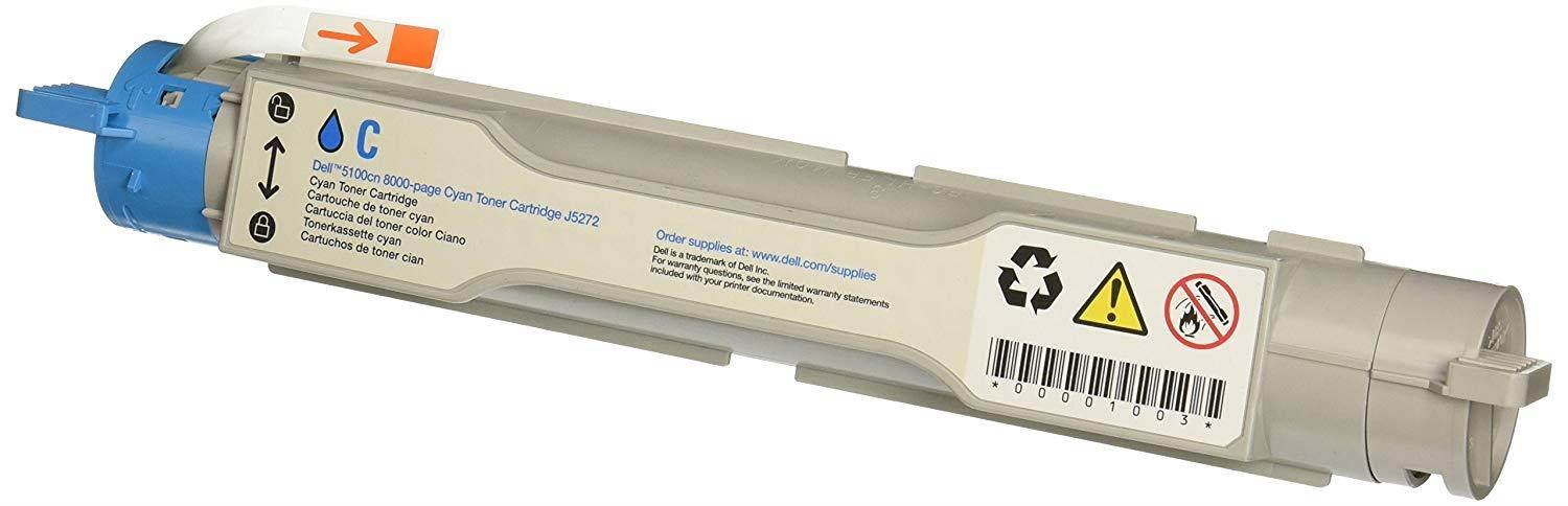 Dell 5100CN Cyan Toner (8000 Yield) (Orginal OEM# 310-5810) - Geniune Orginal OEM toner