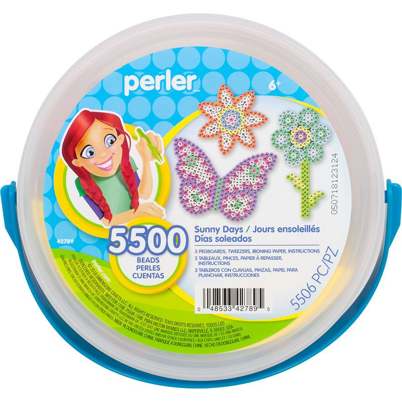 Perler Sunny Days 5500ct Beads Activity Bucket