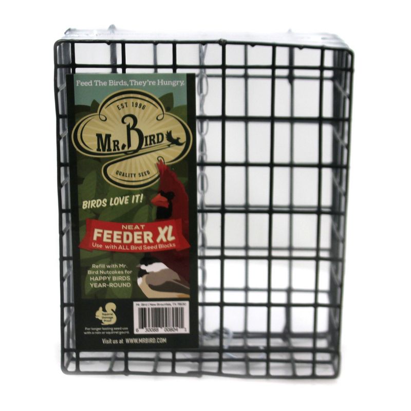 Home & Garden 8.0" Neat Feeder Xl Seed Blocks Nutcakes Mr Bird  -  Bird Feeders