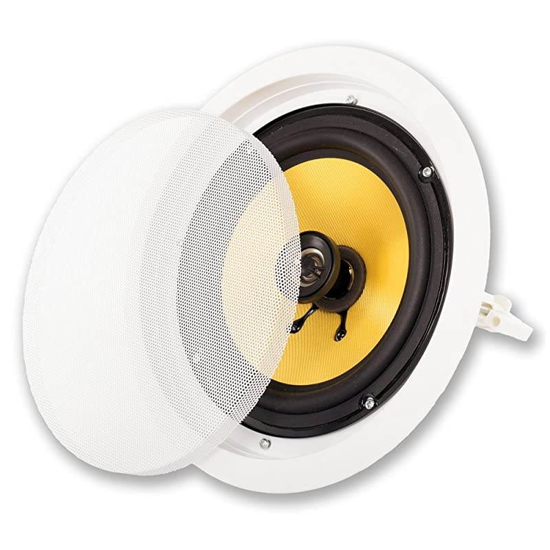 Audio HD518 inWallCeiling Home Theater 8quot Surround 51 Speaker System White