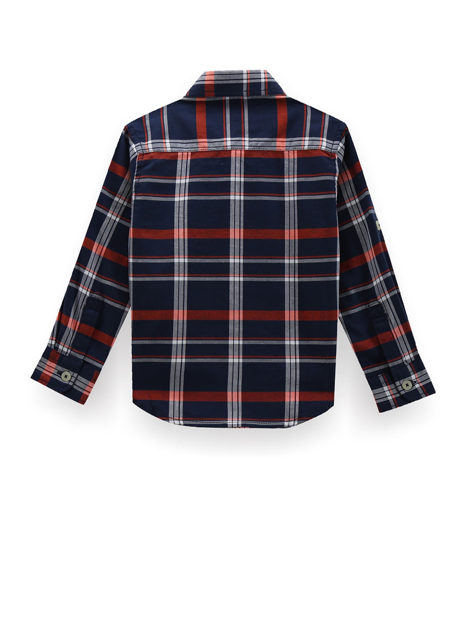 U.S. Polo Assn. Kids Navy Checks Full Sleeves Shirt