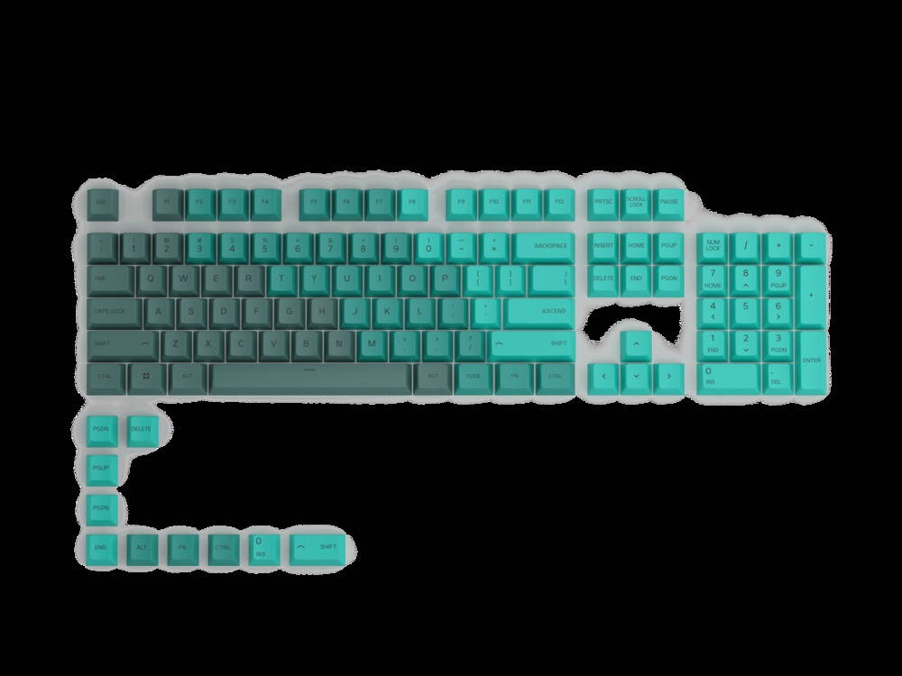 Glorious GPBT Keycaps, Gorgeous cherry-profile keycaps,super-durable PBT plastic,in a variety of vibrant colorways-Pastel