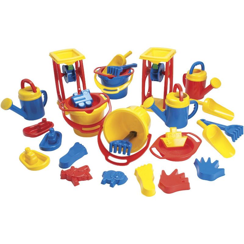Childcraft Sand and Water Toys Activity Set, Assorted Colors, 28 pc