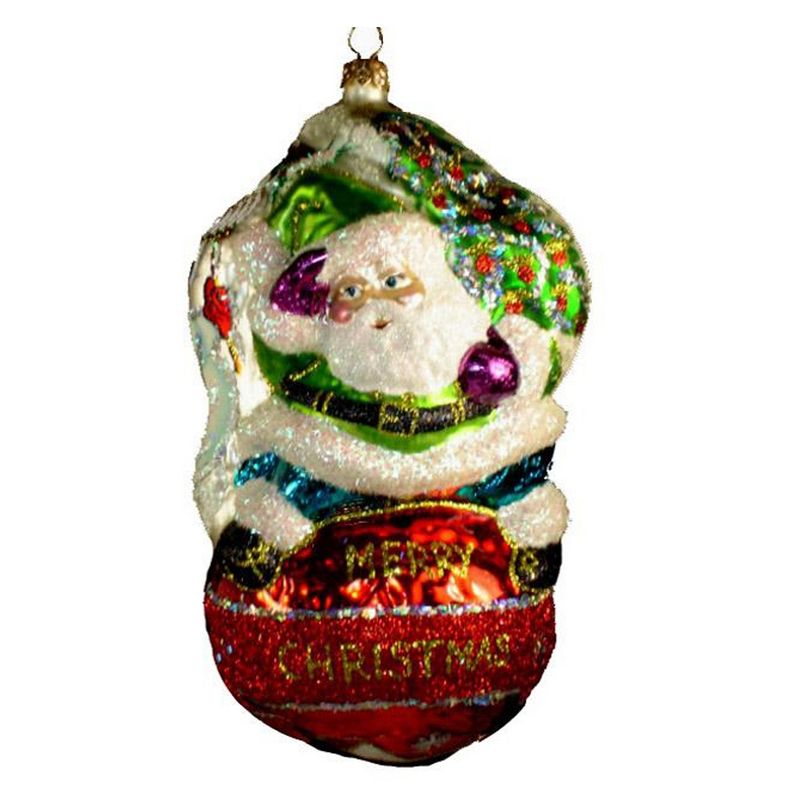 Larry Fraga Salute Ornament Christmas Santa  -  Tree Ornaments